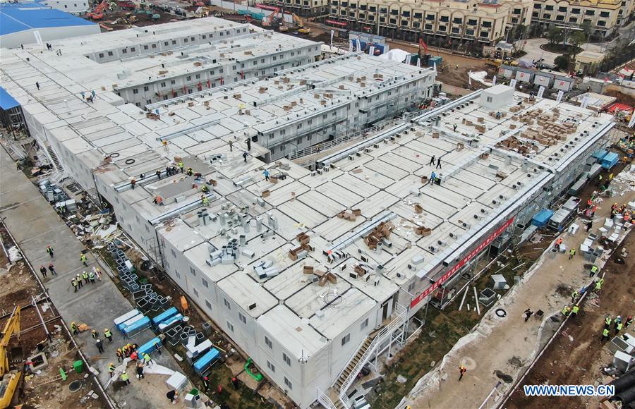 CHINA-WUHAN-HOSPITAL HUOSHENSHAN