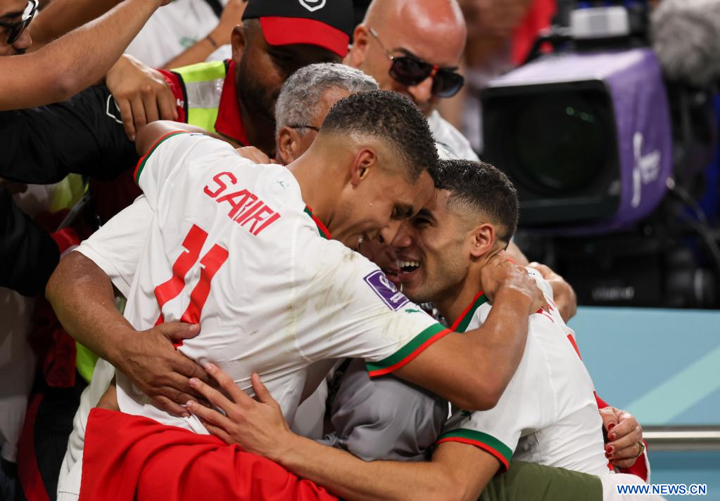 Qatar 2022: Imágenes del partido correspondiente al Grupo F entre Bélgica y  Marruecos | Spanish.xinhuanet.com