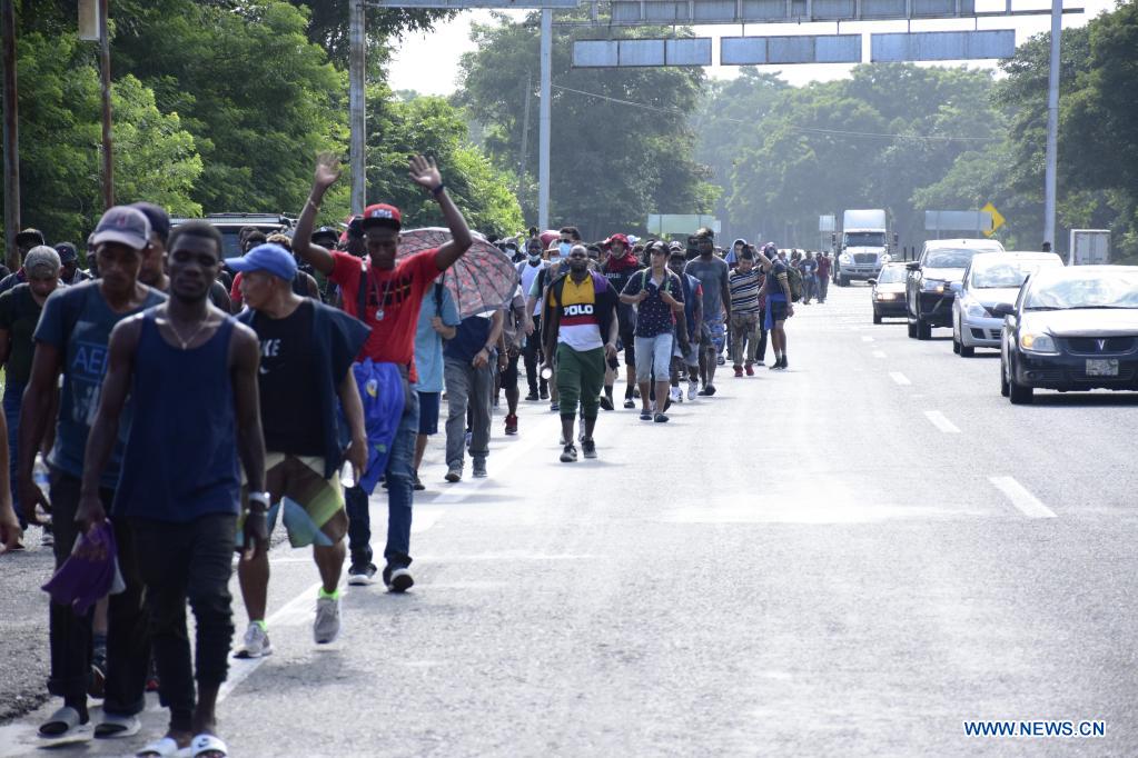 Nueva caravana migrante sale del sur de M xico en busca de llegar