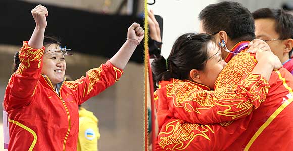 LONDRES 2012: Reedita china Guo t&iacute;tulo ol&iacute;mpico en pitosla de aire comprimido