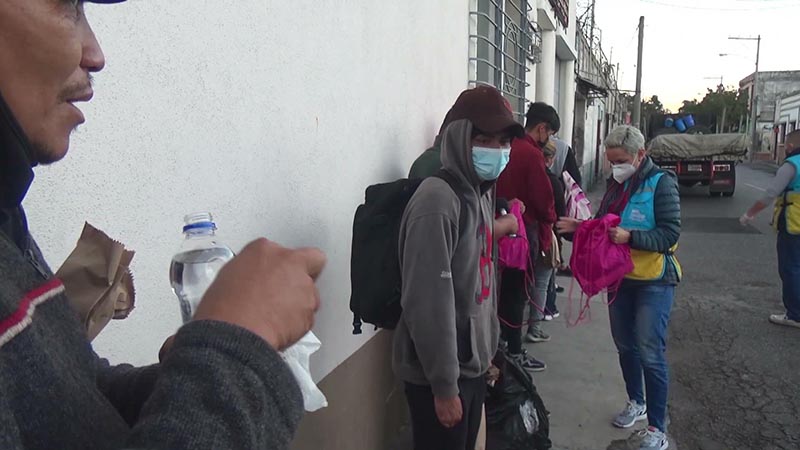 Caravana llega a Casa del Migrante en Ciudad de Guatemala