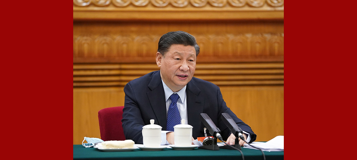 (Dos sesiones) Xi enfatiza desarrollo de alta calidad y mejora de bienestar de ciudadanía
