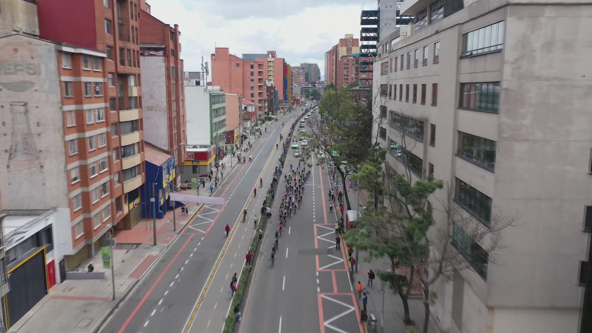 Bogotá vivió la ultima etapa de la vuelta a Colombia en bicicleta 2021