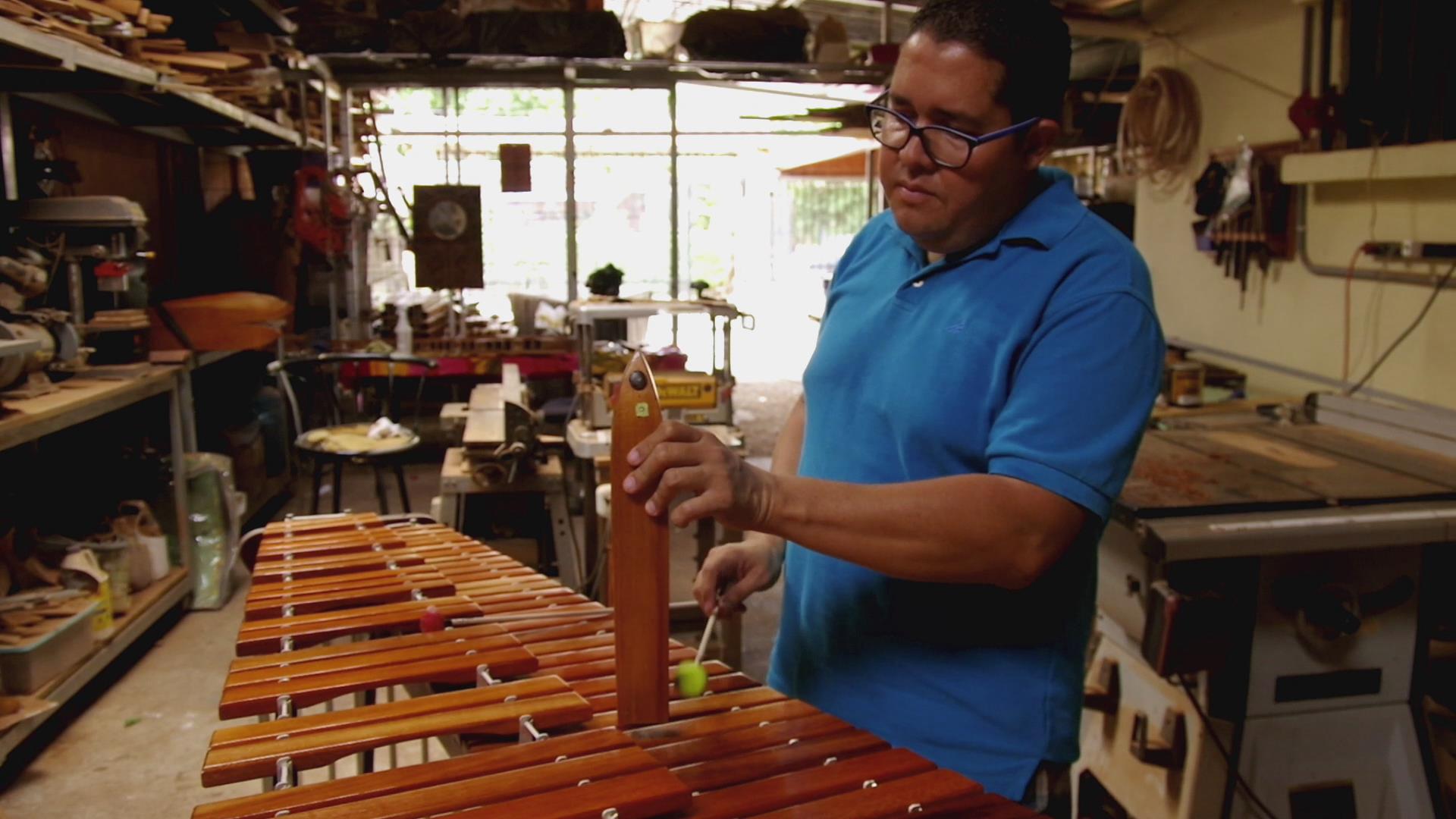 La marimba, el instrumento nacional de Costa Rica