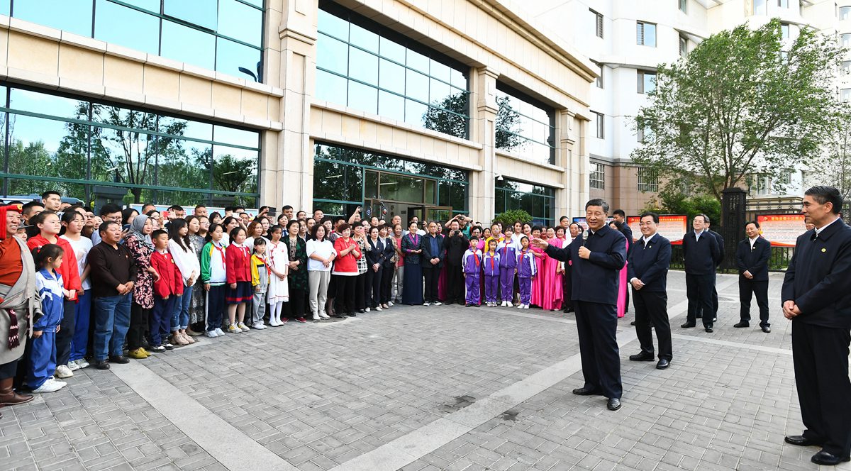 Xi inspecciona Qinghai, en noroeste de China