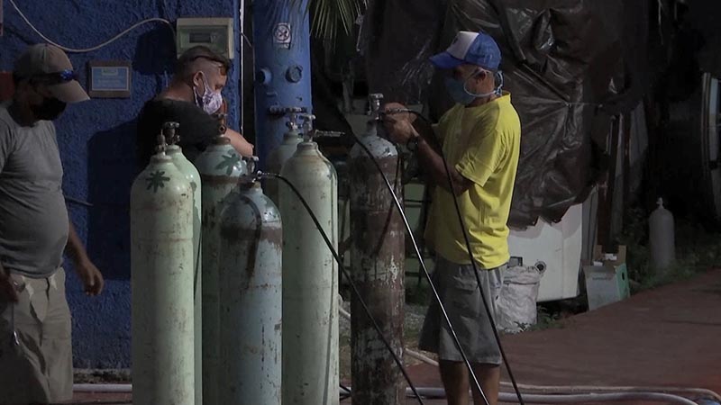 Cuba emplea barcos de buceo para producción de oxígeno medicinal