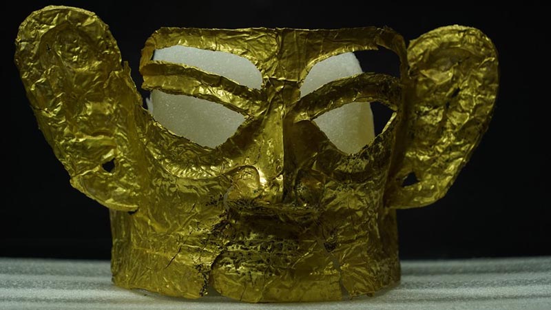 Titulares de Xinhua: El hallazgo arqueológico de Sanxingdui y un vistazo a civilizaciones en cuatro continentes a través de una máscara de oro