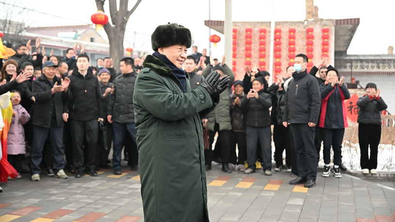 Xi visita Shanxi en vísperas de Año Nuevo Lunar chino
