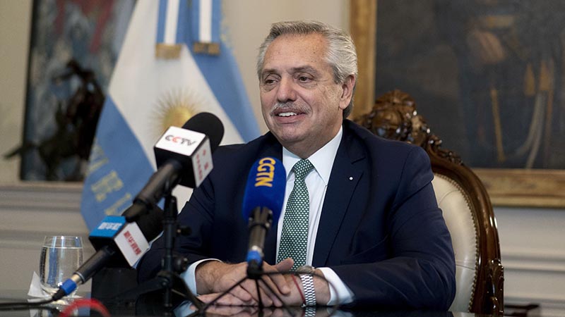 ENTREVISTA: Presidente argentino, honrado de participar en JJ.OO. de Invierno de Beijing, propone reforzar lazos con China