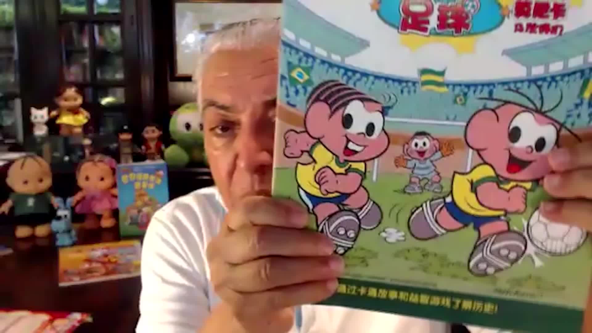 Publicar "La Pandilla de Mónica" en China sería un sueño para el caricaturista brasileño Mauricio de Sousa