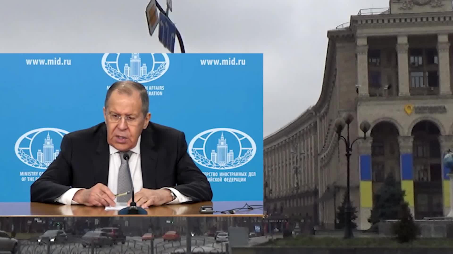 Rusia no planea ocupar Ucrania, está dispuesta a dialogar: Lavrov