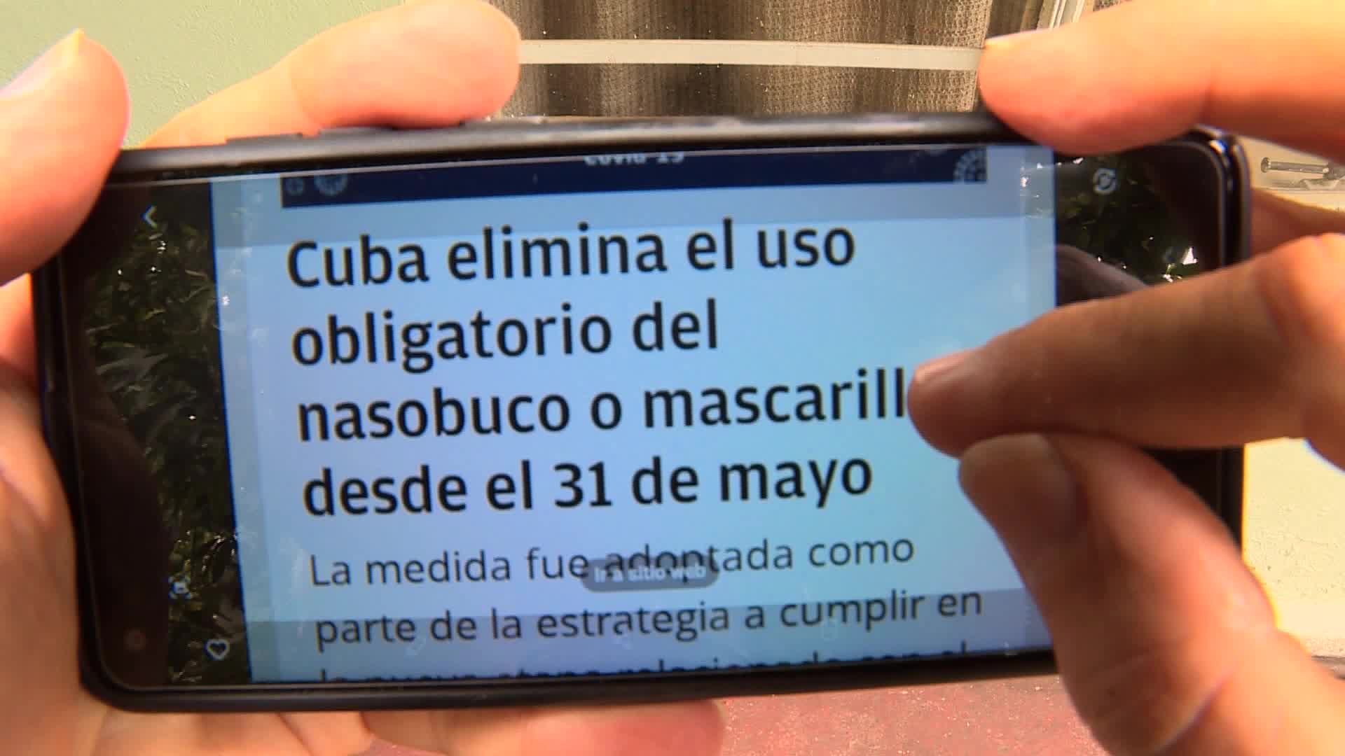 Cuba elimina uso obligatorio de mascarilla sanitaria en lugares públicos