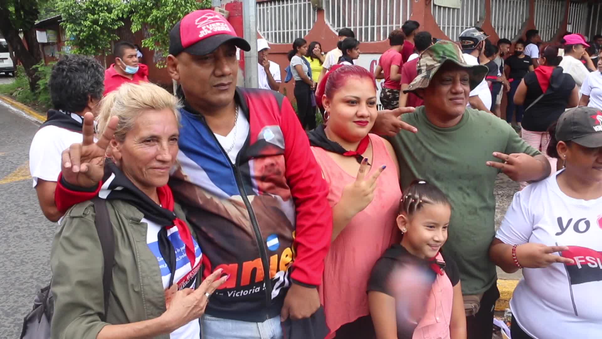 Realizan en Nicaragua marcha del frente sandinista por la paz