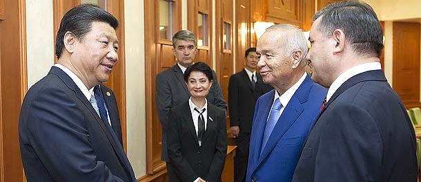 Presidente chino pide intercambios parlamentarios China-Uzbekistán