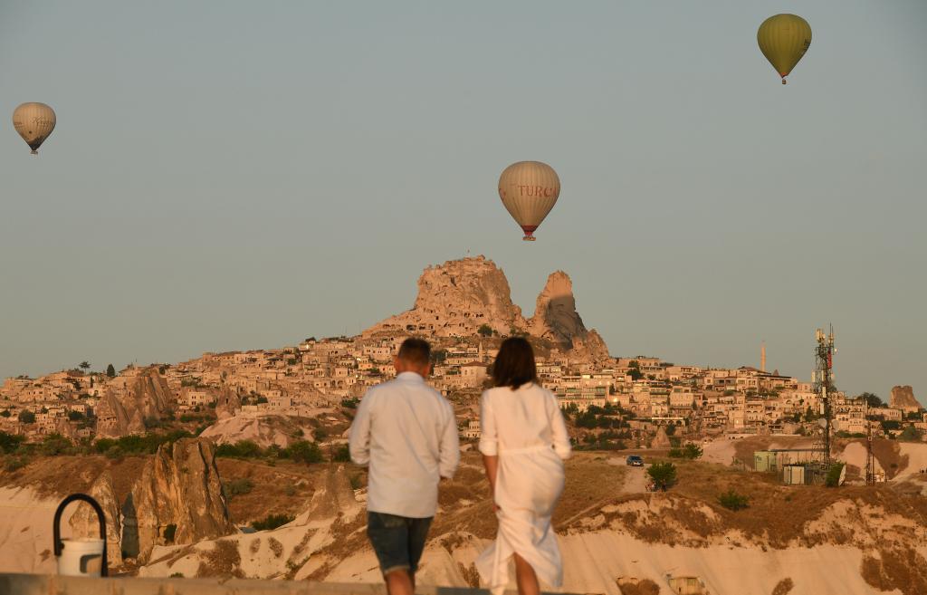 Globos aerostáticos en Capadocia, Turquía