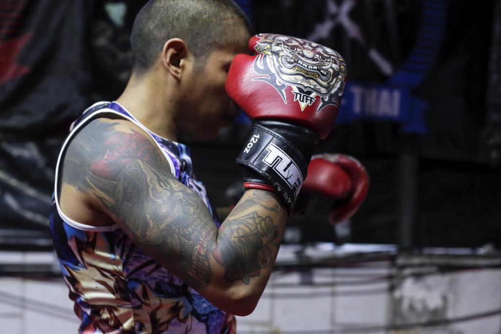 Alejandro, luchador mexicano de muay thai de 28 años de edad