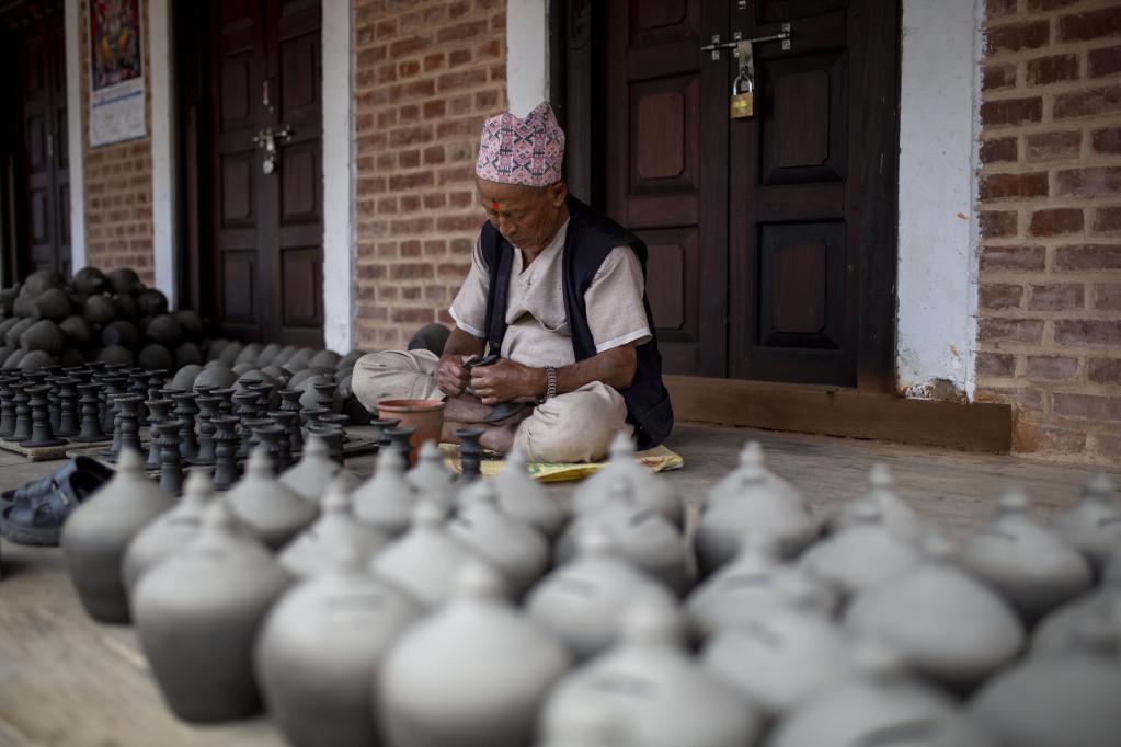 Nepal: Bhaktapur, conocido por su artesanía de cerámica de siglos de antigüedad