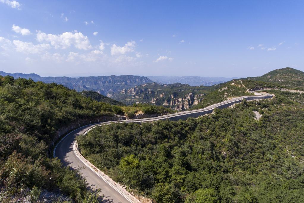 Shanxi: "Carretera del Cielo de Taihang" en distrito de Pingshun