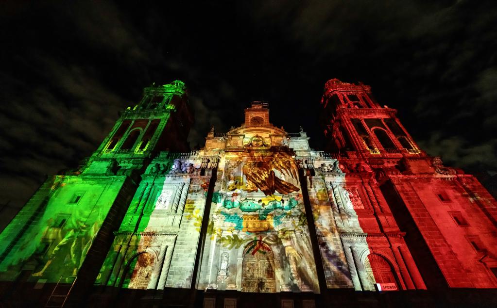 Ceremonia del Grito de Independencia en la Ciudad de México