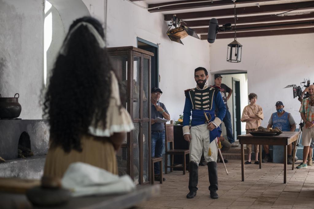 Filmación de miniserie histórica "Carabobo, caminos de libertad", en Caracas, Venezuela