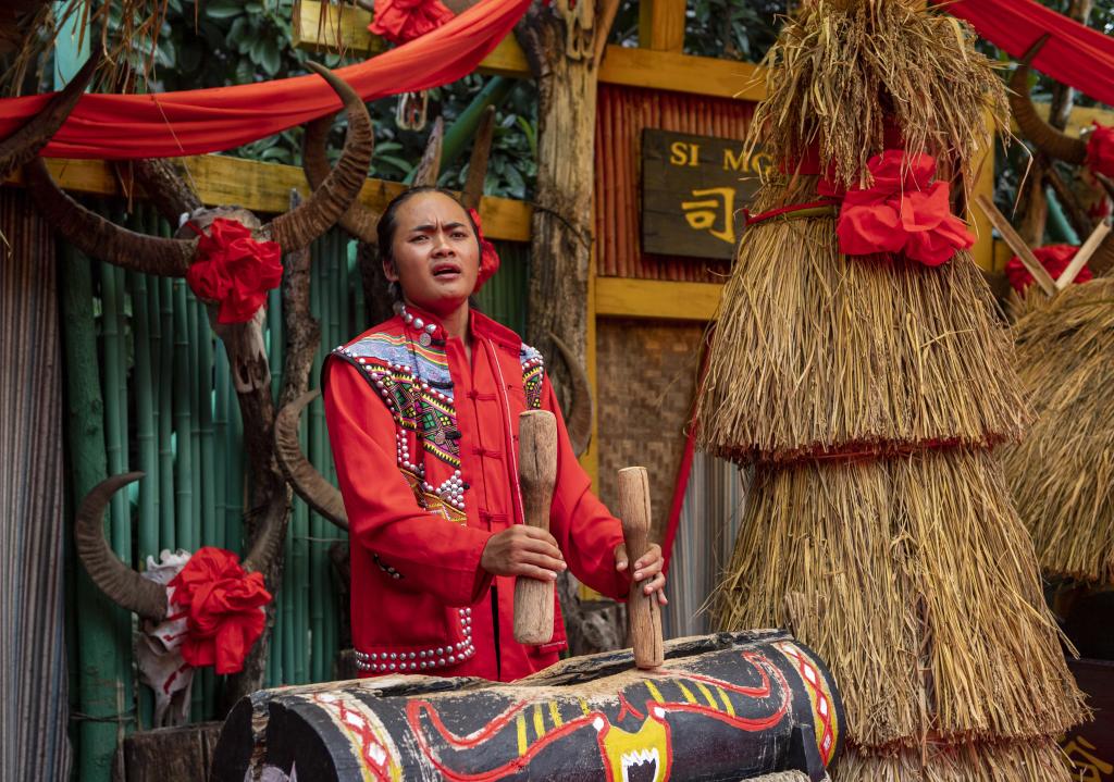 Yunnan: Festival del "nuevo arroz", un evento tradicional del grupo étnico va para celebrar la cosecha
