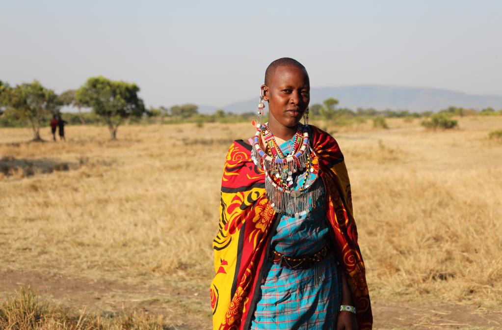 Kenia: Tribu masái cerca de la Reserva Nacional Masái Mara