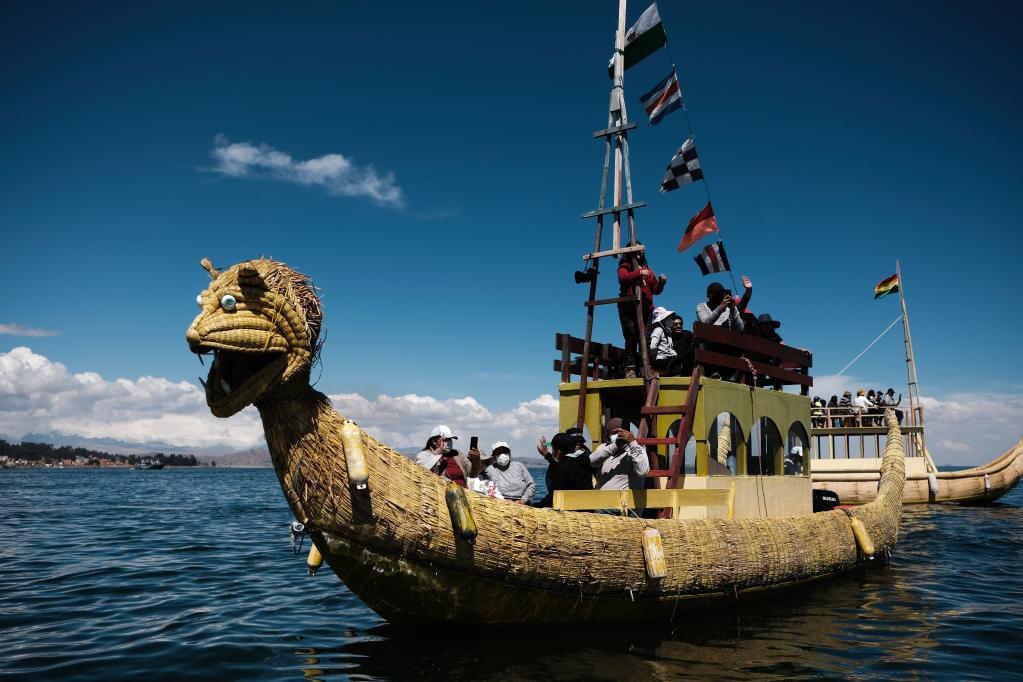 Lanzamiento del destino turístico Lago Titicaca en Huatajata, Bolivia