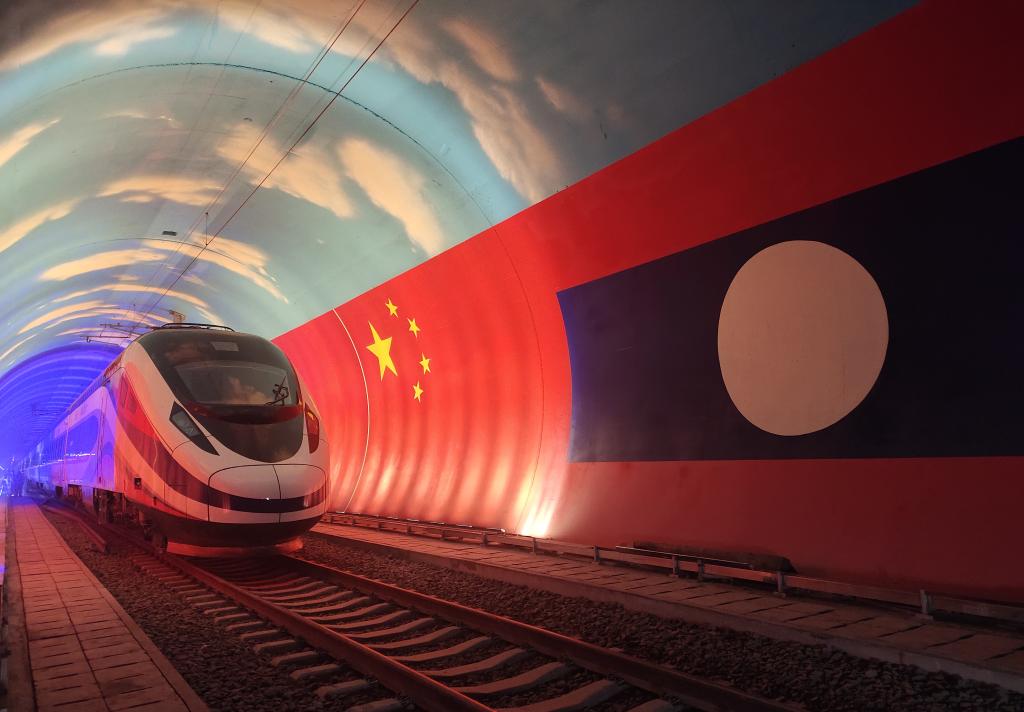 El tren EMU fue entregado oficialmente a la Laos-China Railway Co., Ltd