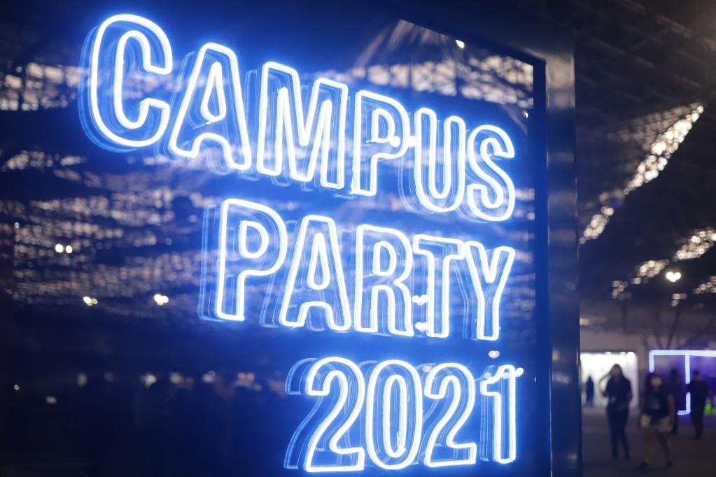 Festival tecnológico Campus Party en Sao Paulo, Brasil