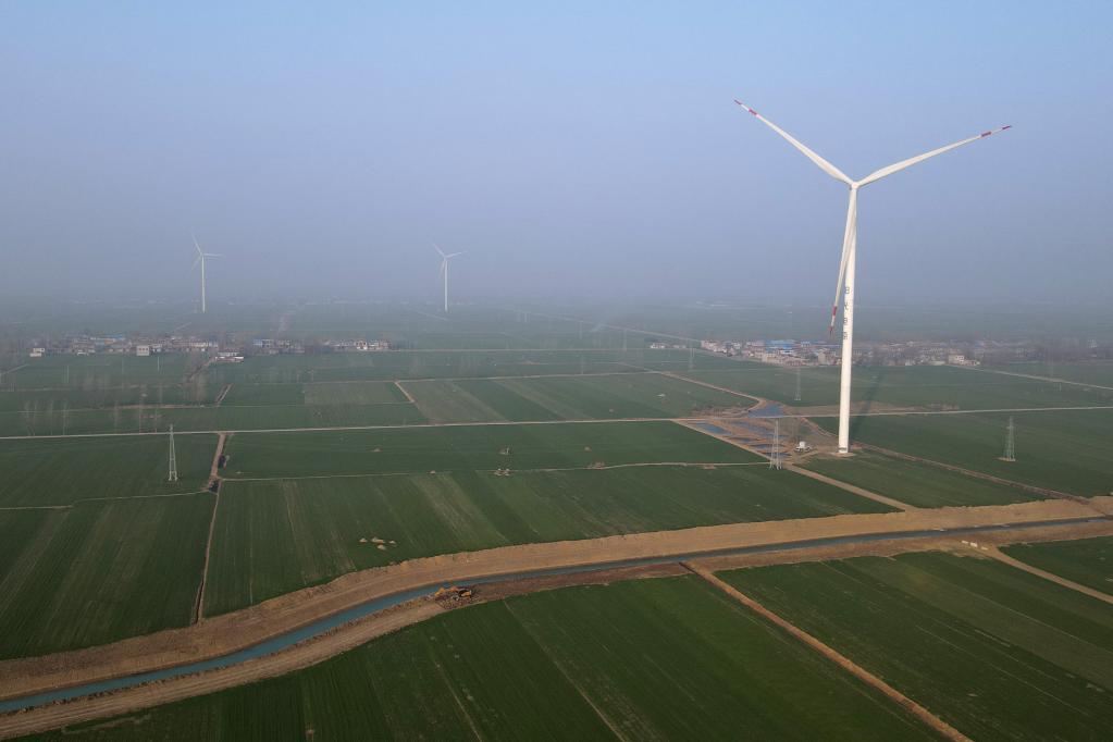 Anhui: Planta de energía eólica de Hexin en Bozhou