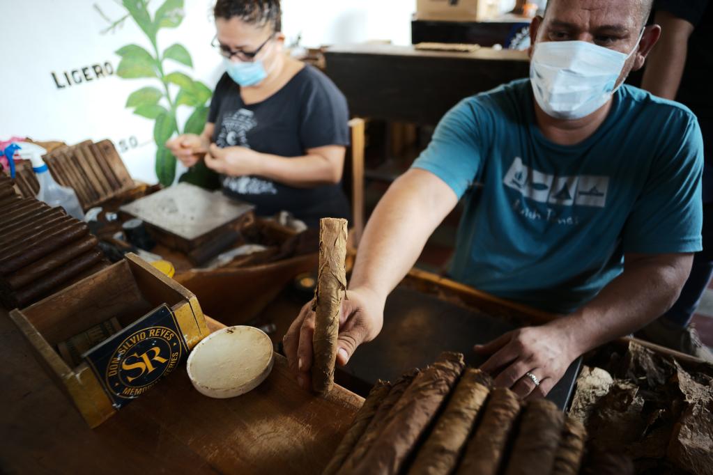 Nicaragua: Trabajadores elaboran puros artesanales