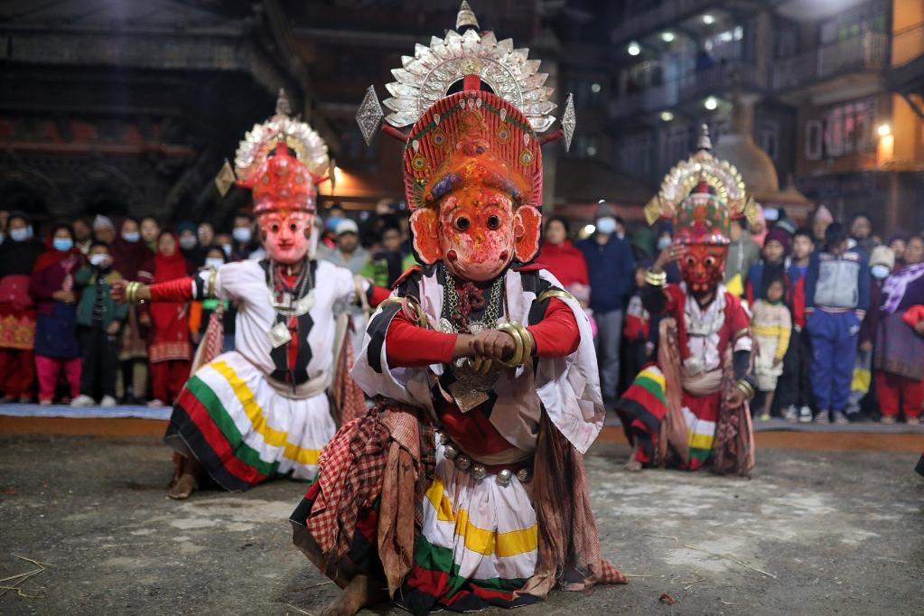 Festival Navadurga en Bhaktapur, Nepal