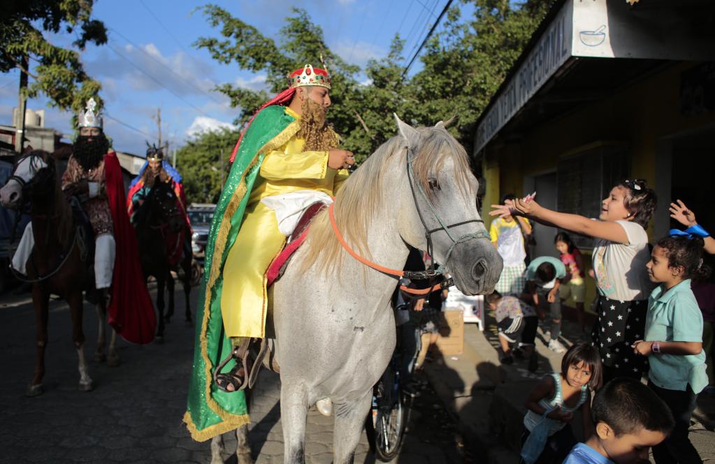 Celebración del Día de los Reyes Magos en Masaya, Nicaragua