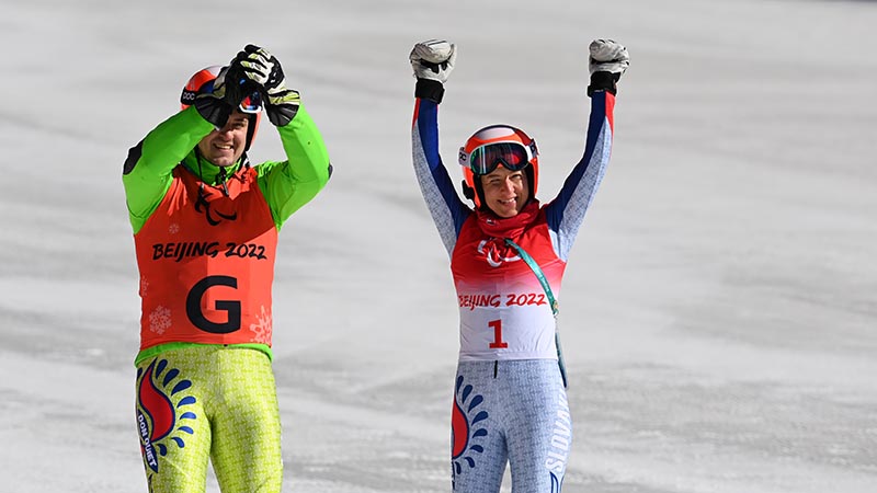 Atleta eslovaca Farkasova gana primera medalla de Juegos Paralímpicos de Invierno Beijing 2022