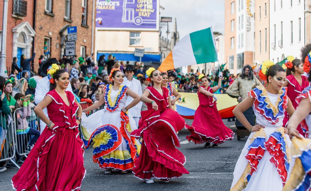 Desfile del Día de San Patricio en Dublín, Irlanda