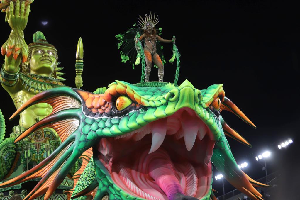 Desfile de Carnaval en Sao Paulo, Brasil