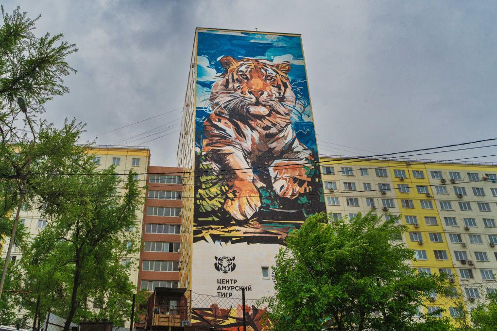 El tigre siberiano, un símbolo de la ciudad de Vladivostok
