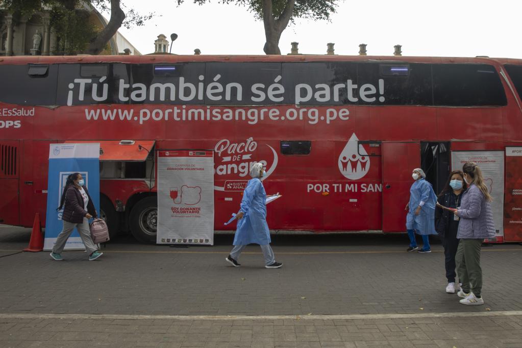 Perú: Campaña de donación en el marco del Día Mundial del Donante de Sangre