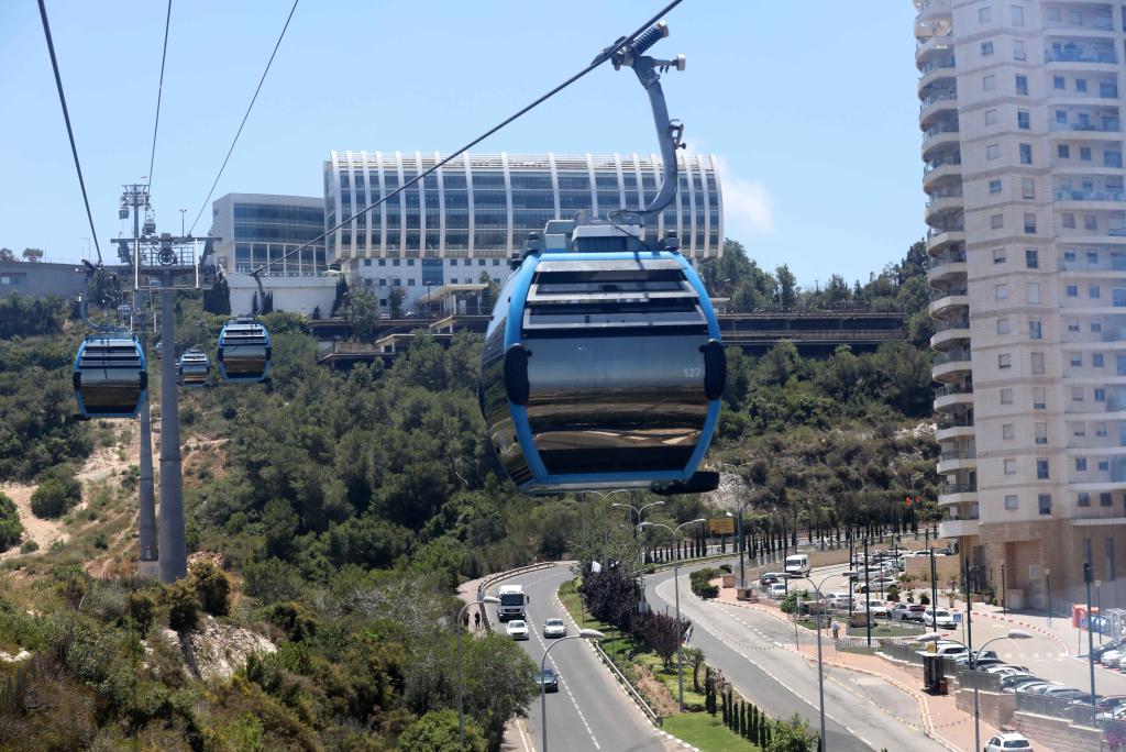 Israel: Teleféricos en la ciudad de Haifa