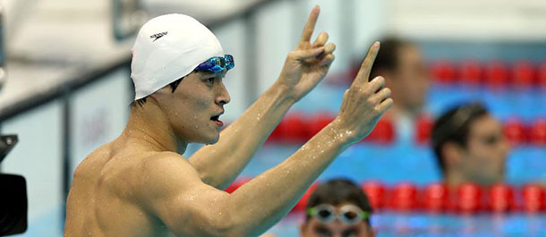 El nadador Sun Yang gana medalla de oro hist&oacute;rica en los Juegos Ol&iacute;mpicos para China
