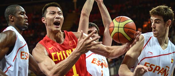 Yi Jianlian anota 30 puntos en derrota de China 97-81 ante Espa&ntilde;a