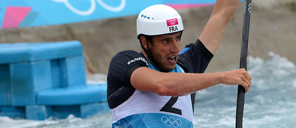 Tony Estanguet de Francia gana oro ol&iacute;mpico en C1 varonil