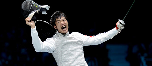Chino Lei gana medalla de oro en florete varonil