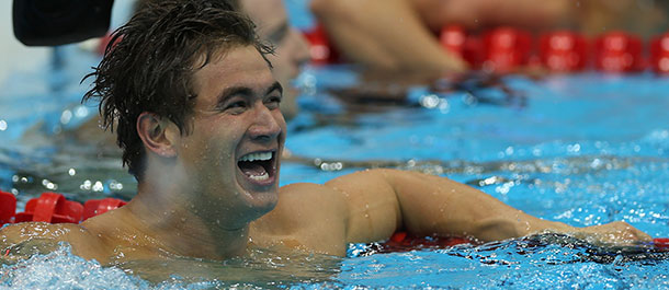 Nathan Adrian de EEUU gana oro en 100m libres varonil