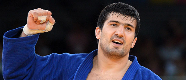 Tagir Khaibulaev de Rusia gana oro en categor&iacute;a de 100 kg varonil de judo