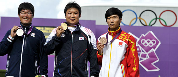 Rep&uacute;blica de Corea gana oro en tiro con arco individual varonil