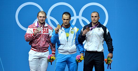 LONDRES 2012: Ilyin de Kazajist&aacute;n gana oro en categor&iacute;a de 94 kg de halterofilia varonil