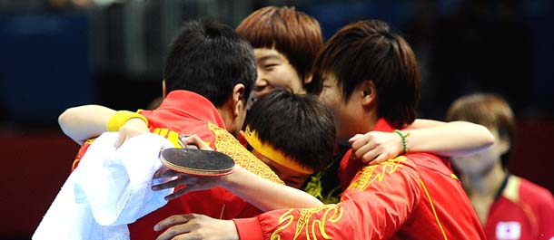 LONDRES 2012: China gana oro por equipos en tenis de mesa