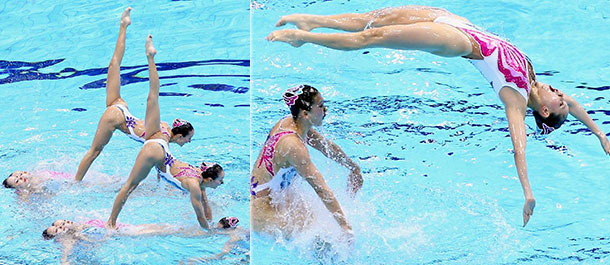 LONDRES 2012: China concluye prueba de nado sincronizado con logros hist&oacute;ricos