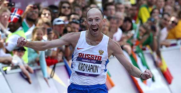 LONDRES 2012: Oro y r&eacute;cord ol&iacute;mpico para ruso Kirdyapkin en 50 km marcha